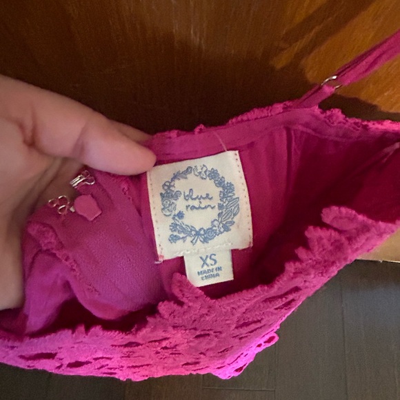 hot pink lace dress - Picture 3 of 3